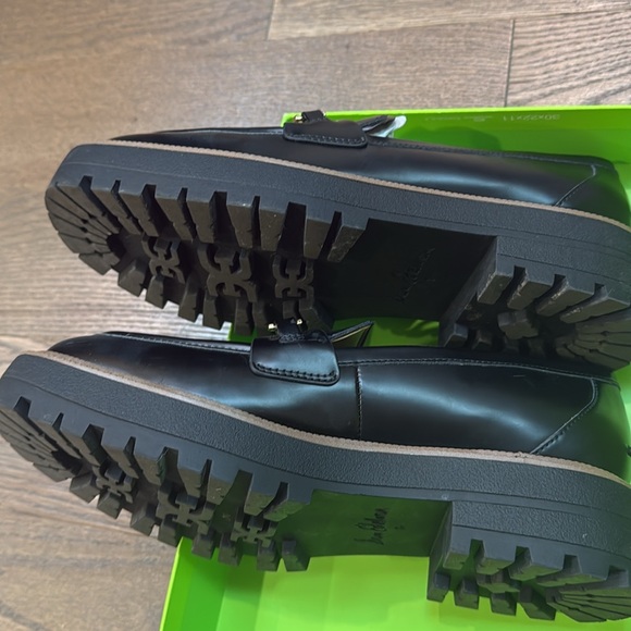 Sam Edelman Laura Lug Loafers. Black. Womens 8.5 - Picture 15 of 16